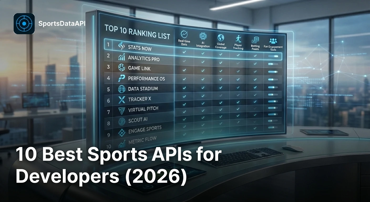 10 Best Sports APIs for Developers (2026)